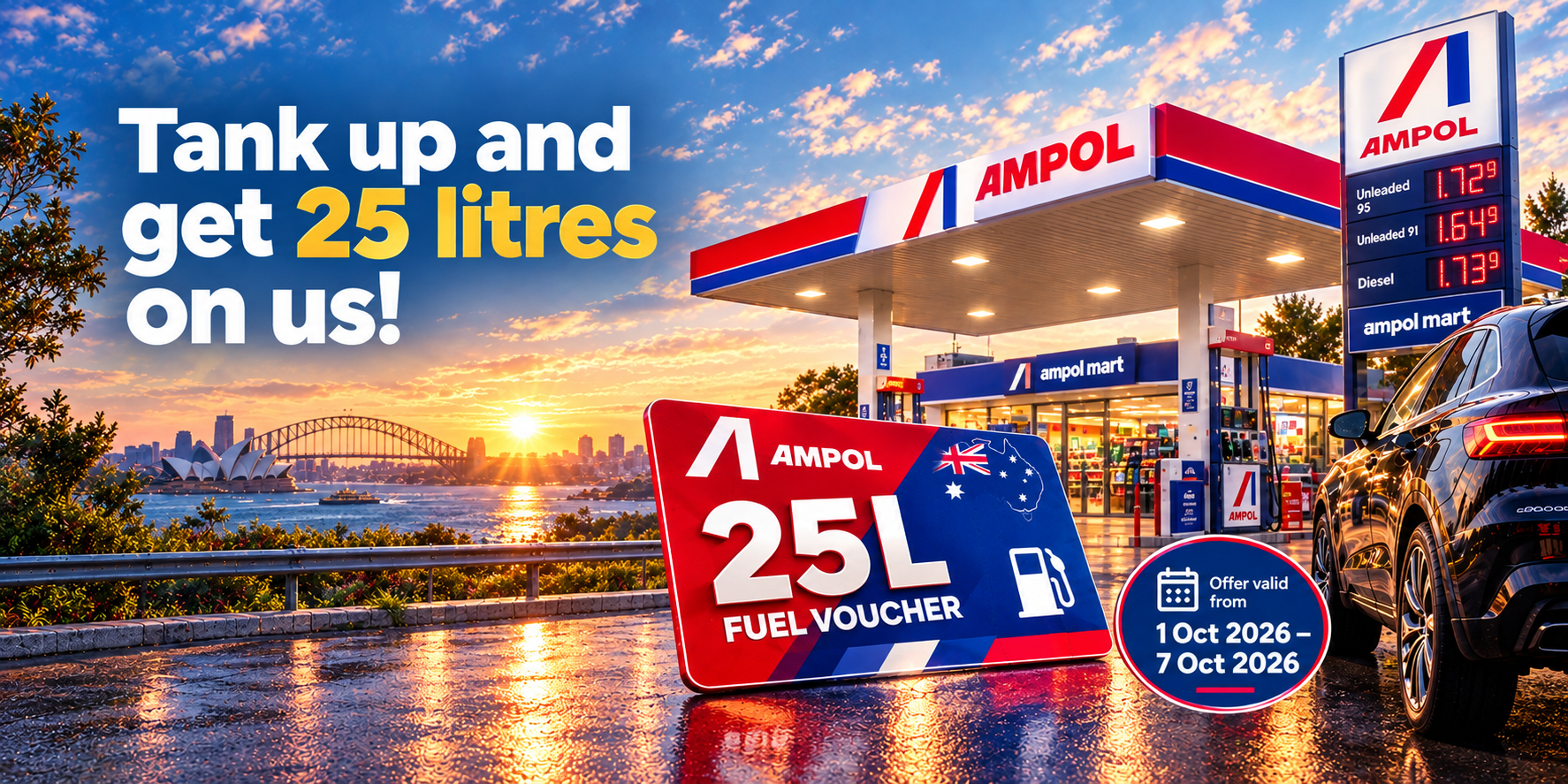 NAB × Ampol Fuel Voucher Promotion